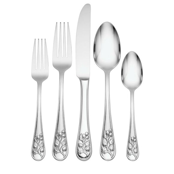 Lenox CHESTNUT RIDGE 18/10 Stainless 65pc. Flatware Set Service for Twelve - Picture 1 of 7